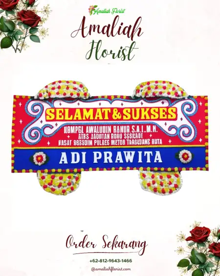 Papan Bunga Ucapan Selamat Mukok