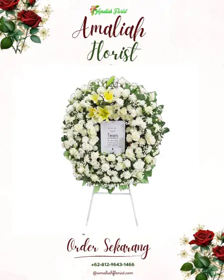 Krans Bunga Duka Mukok