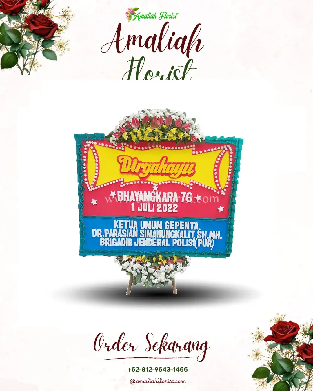 Papan Bunga HUT Ulang Tahun Mukok